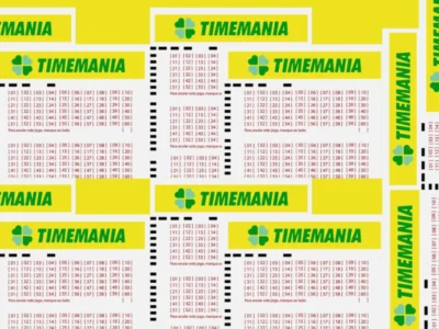 Timemania concurso 2305: resultado do sorteio desta quinta, 9/10, com apuração ao vivo do time do coração. Confira seu jogo, veja seus números, dezenas sorteadas, time do coração, premiação e apostas ganhadoras