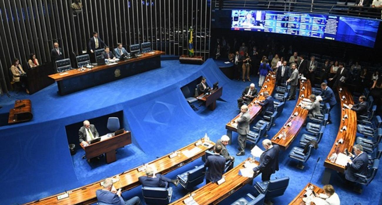 Sessão da CCJ durante votação do projeto que altera a Lei Antiterrorismo