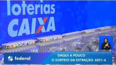 Loteria Federal 6021 agora: resultado e premiação de quarta-feira, 26/11 — Extração Quartou