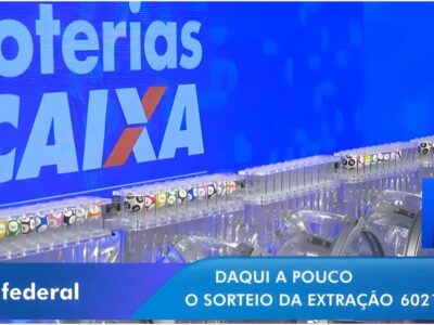 Loteria Federal 6021 agora: resultado e premiação de quarta-feira, 26/11 — Extração Quartou