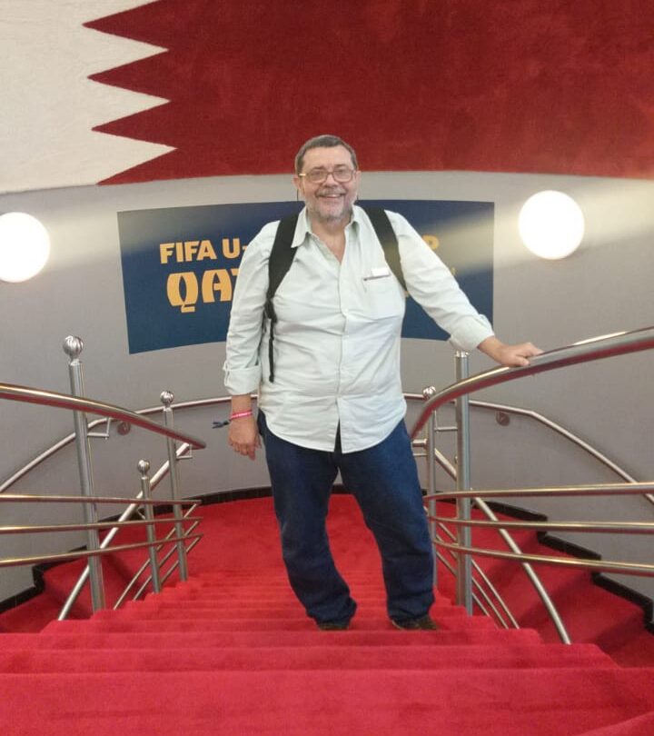 Vicente Dattoli e o Folha do Leste em mais uma cobertura esportiva internacional, agora em Doha, no Catar | ₢Brasil 21 Comunicação/Todos os Direitos Reservados