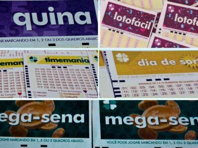 Agora, números da Mega-Sena, Quina, Lotofácil, Timemania e Dia de Sorte terão resultado às 21h