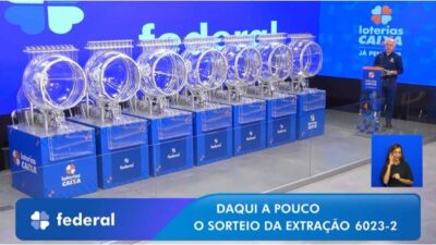Loteria Federal 6023 agora: resultado e premiação de quarta-feira, 03/12