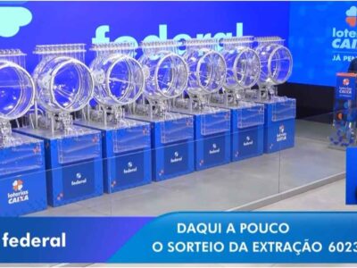 Loteria Federal 6023 agora: resultado e premiação de quarta-feira, 03/12