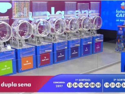 Resultado da Dupla Sena agora: números sorteados no concurso 2897, premiação, dezenas e apostas ganhadoras de quarta-feira, 10/12