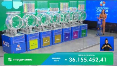 Resultado da Mega-Sena agora: números sorteados no concurso 2949, premiação, dezenas e apostas ganhadoras de quinta-feira, 11/12