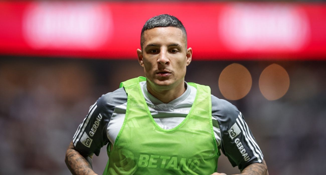 Guilherme Arana em partida pelo Atlético-MG