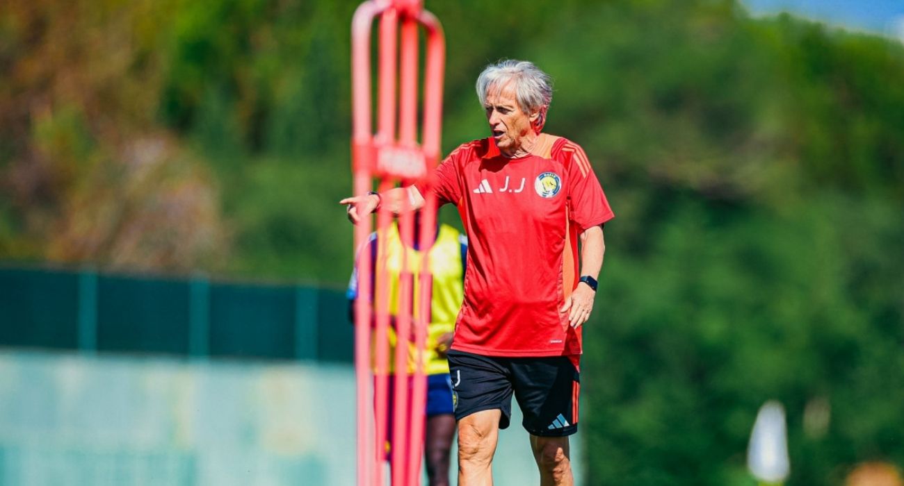 Jorge Jesus durante passagem histórica pelo Flamengo em 2019
