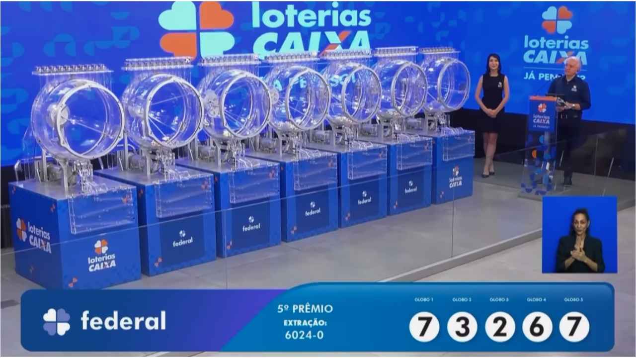 QUINTO PRÊMIO:  — Bilhete número 02873, que saiu para a cidade de Paraty, estado do Rio de Janeiro, emitido pela Lotérica Super Sorte Paraty Ltda: premiação no valor de R$ 20.503,00