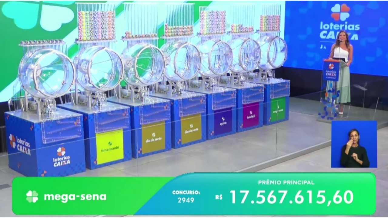 Resultado da Mega-Sena agora: números sorteados no concurso 2949, premiação, dezenas e apostas ganhadoras de terça-feira, 09/12
