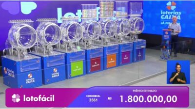 Resultado da Lotofácil agora: números sorteados no concurso 3561, premiação, dezenas e apostas ganhadoras de sexta-feira, 12/12