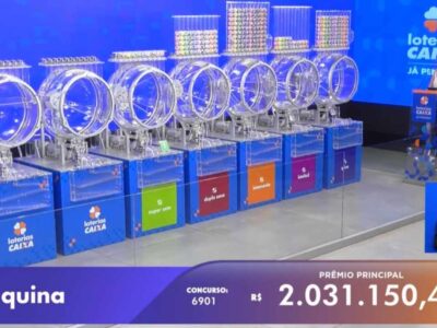 Resultado da Quina agora: números sorteados no concurso 6901, premiação, dezenas e apostas ganhadoras de sexta-feira, 12/12