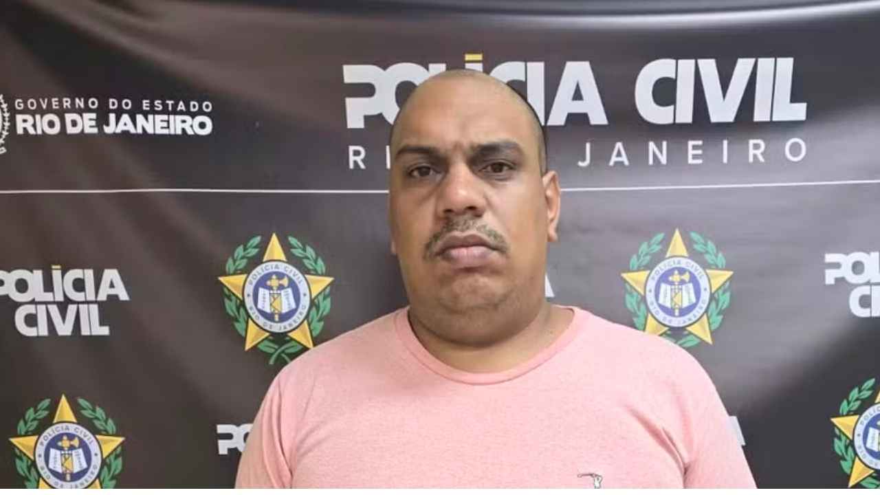 Rafael Gonçalves Pacheco, preso por policiais civis da 81ª DP em Del Castilho, na sexta-feira (12)