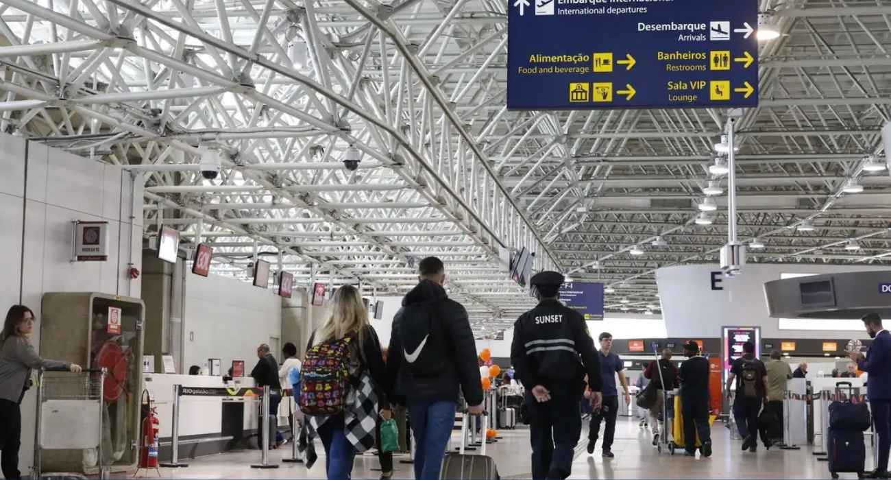 Por dentro do aeroporto do Galeão, no Rio de Janeiro