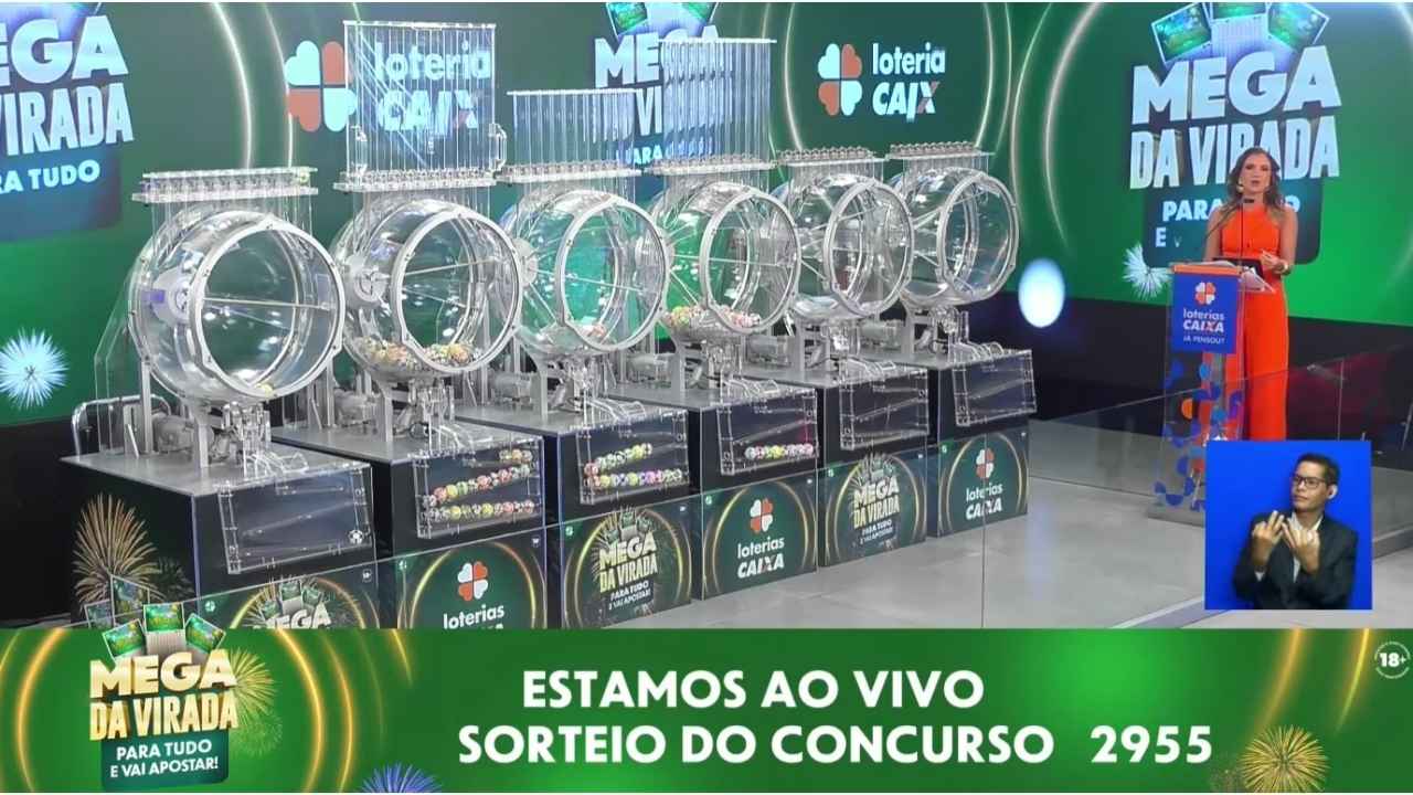 Mega da Virada 2025 AGORA: resultado atrasado em tempo real, com números e dezenas sorteadas do concurso de quarta-feira, 31/12