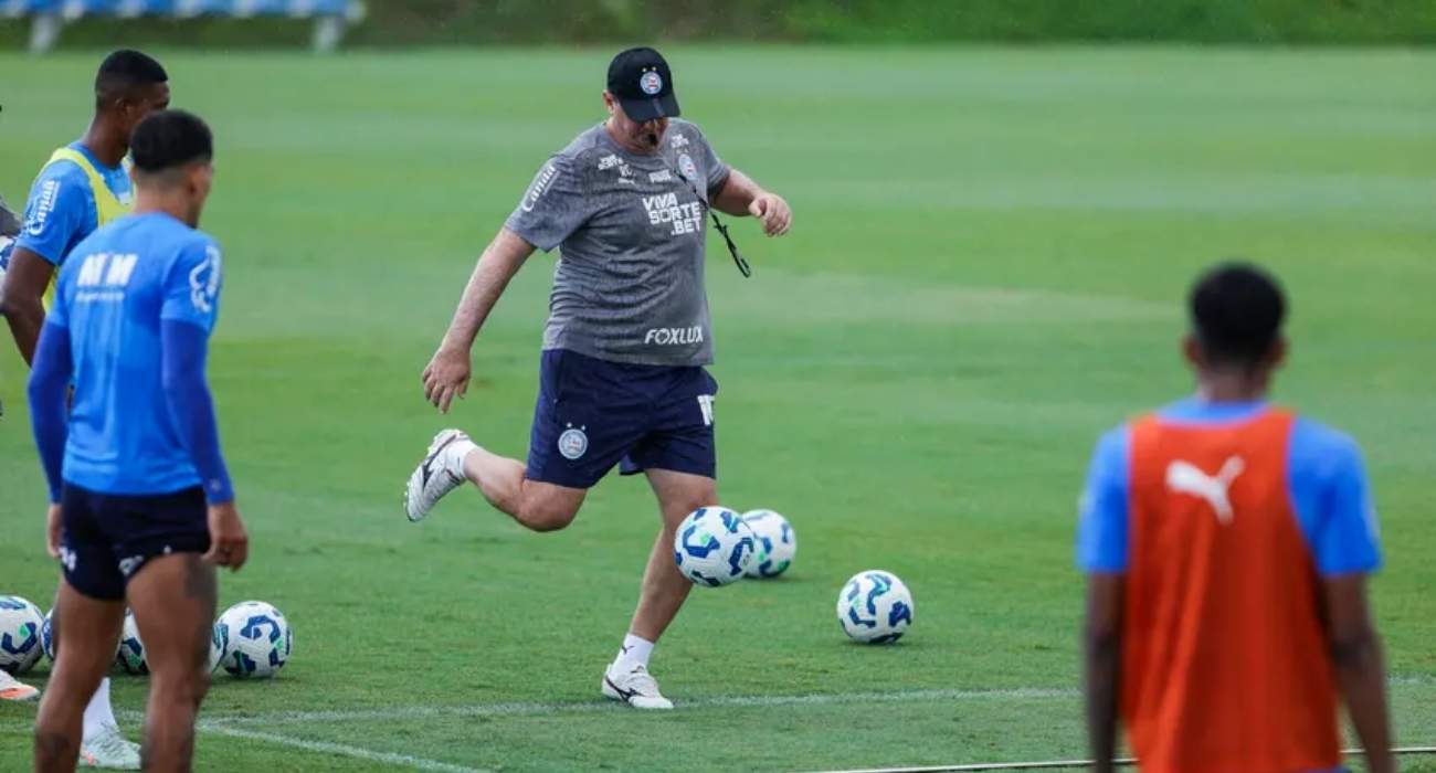 Rogério Ceni comanda treino do Bahia
