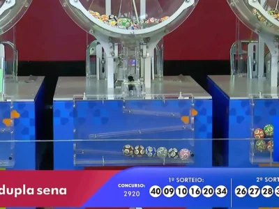 Dupla Sena Agora: resultado do concurso 2920 após sorteio dos números que formaram o resultado desta segunda-feira, 02/02, com rateio da premiação oficial - tudo ao vivo | Enzo Carvalho/Folha do Leste