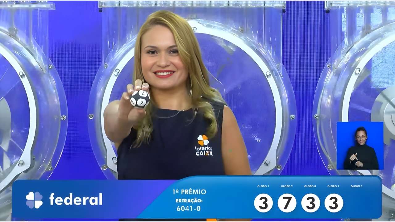 Resultado da Loteria Federal 6041 agora, com premiação de quarta-feira, 11/02 com dados da Extração Quartou: 1º, 2º, 3º, 4º e 5º prêmios