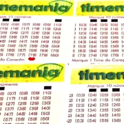 Resultado da Timemania agora: números sorteados no concurso 2351, bem como premiação, dezenas, Time do Coração e apostas ganhadoras de terça-feira, 03/02/2026, com rateio da premiação oficial - tudo ao vivo. | Enzo Carvalho/Folha do Leste