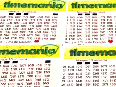 Resultado da Timemania agora: números sorteados no concurso 2351, bem como premiação, dezenas, Time do Coração e apostas ganhadoras de terça-feira, 03/02/2026, com rateio da premiação oficial - tudo ao vivo. | Enzo Carvalho/Folha do Leste