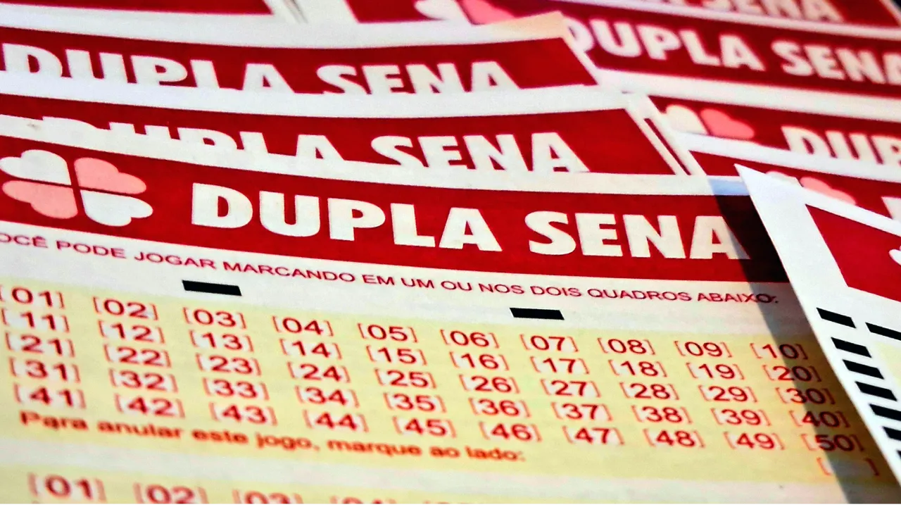 Resultado da Dupla Sena 2934 números de segunda-feira, 09/03 