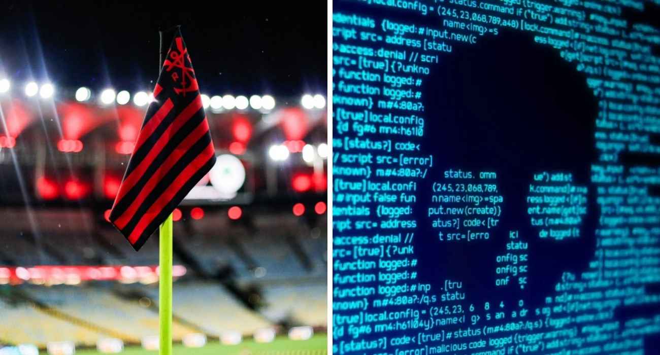 Bandeira do Flamengo no Maracanã