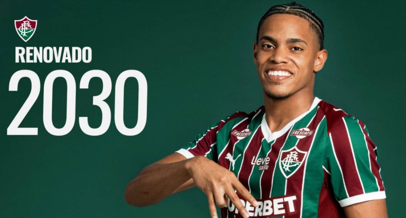 Matheus Reis em ação pelo Fluminense no Campeonato Carioca