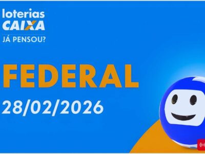 Resultado da Loteria Federal Concurso 6045 agora, ao vivo: Extração Enricou deste sábado, 28/02, com 3,4 milhões em prêmios.