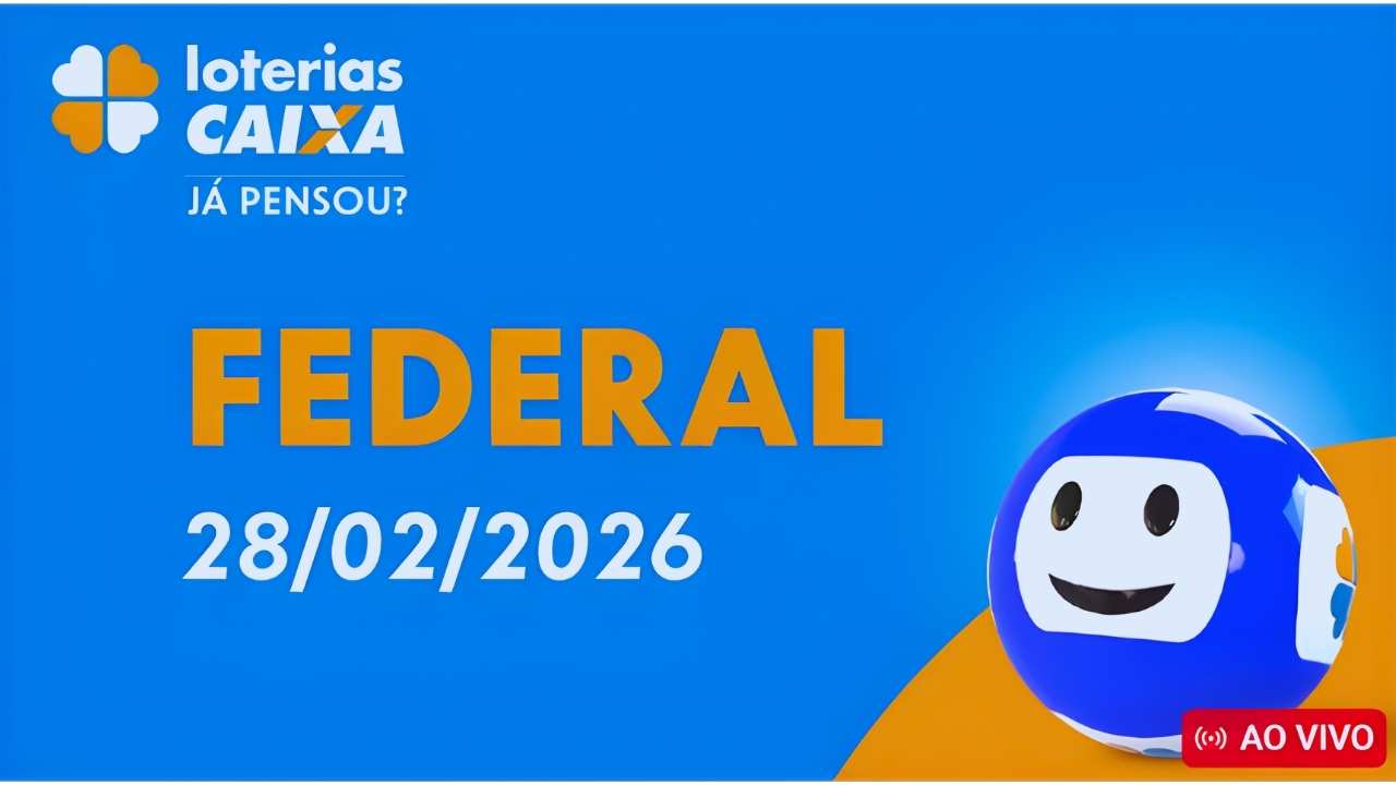 Resultado da Loteria Federal Concurso 6045 agora, ao vivo: Extração Enricou deste sábado, 28/02, com 3,4 milhões em prêmios. 