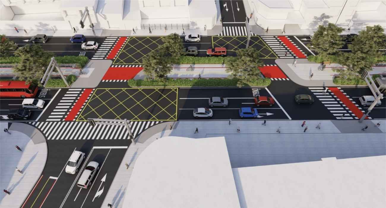 Projeto em 3D da revitalização da Alameda São Boaventura no Fonseca, em Niterói