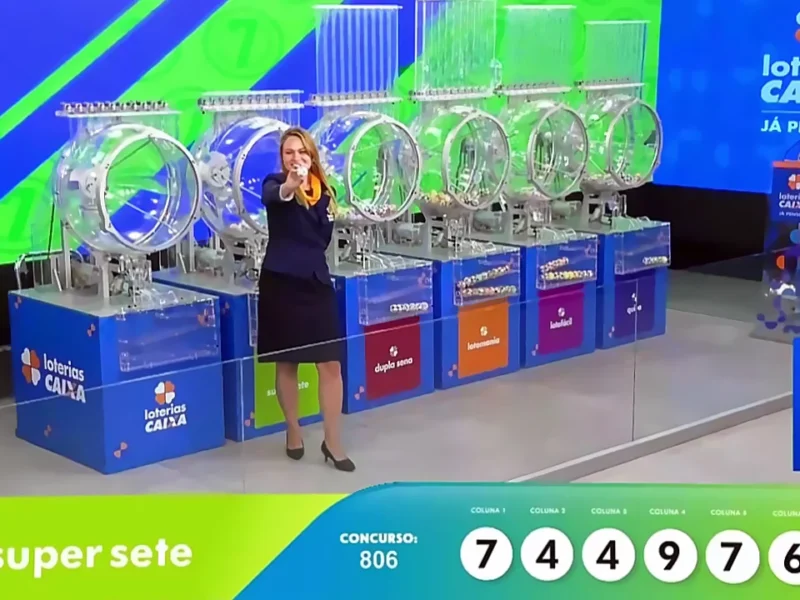 Super Sete Agora: resultado do concurso 806 após sorteio dos números que formaram o resultado desta segunda-feira, 02/02, com rateio da premiação oficial - tudo ao vivo | Enzo Carvalho/Folha do Leste 