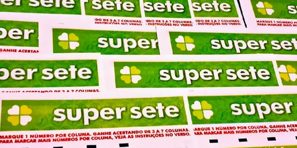 Concurso 826 da Super Sete, com resultado do sorteio dos números correspondentes às colunas desta sexta-feira, 23/03 | Folha do Leste. Prêmios para todas as faixas de acerto: 7, 6, 5, 4 e 3 números, análise econômica do concurso, arrecadação e pagamento de prêmios | Folha do Leste