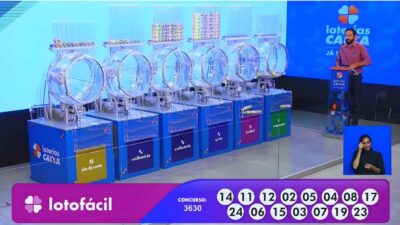 Lotofácil 3630: resultado e números deste sábado, 07/03, em tempo real