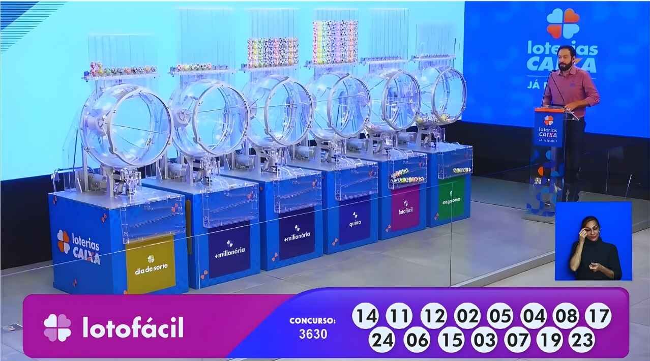 Lotofácil 3630: resultado e números deste sábado, 07/03, em tempo real