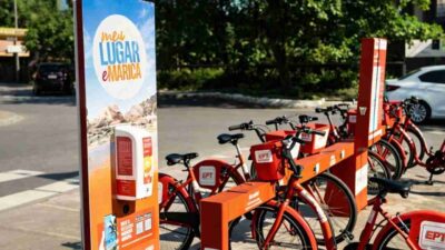 Maricá ganha quase 60 totens de protetor solar. Ponto de instalação ficam nas "vermelhinhas". Foto: Divulgação.