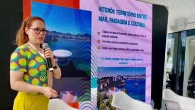 presença no TurisMall, evento sobre turismo no Museu do Amanã. Foto: Divulgação.