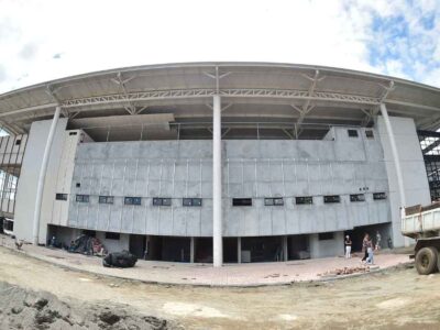 Obras da Arena Niterói entram na reta final. Foto: Divulgação.
