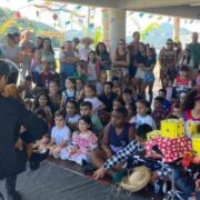 Projeto Caixa Mágica realiza ação social neste sábado (28) em Piratininga. Foto: Divulgação.