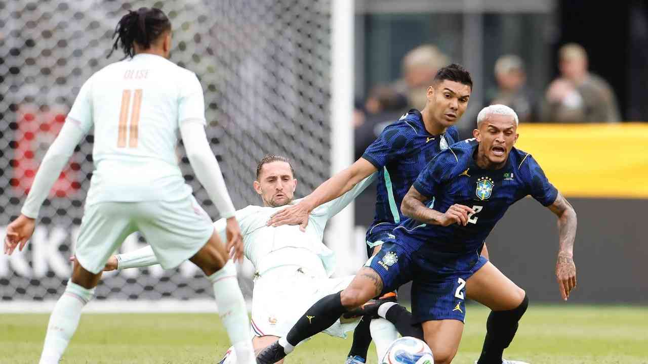 Seleção Brasileira inicia preparação com derrota para a França por 2 a 1. Foto: Rafael Ribeiro/CBF).