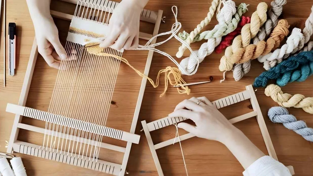 Feira de artesanato Araruama Feito à Mão com público na Praça Antônio Raposo