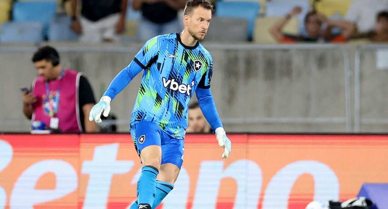 Jogadores do Botafogo durante preparação para a pré-Libertadores