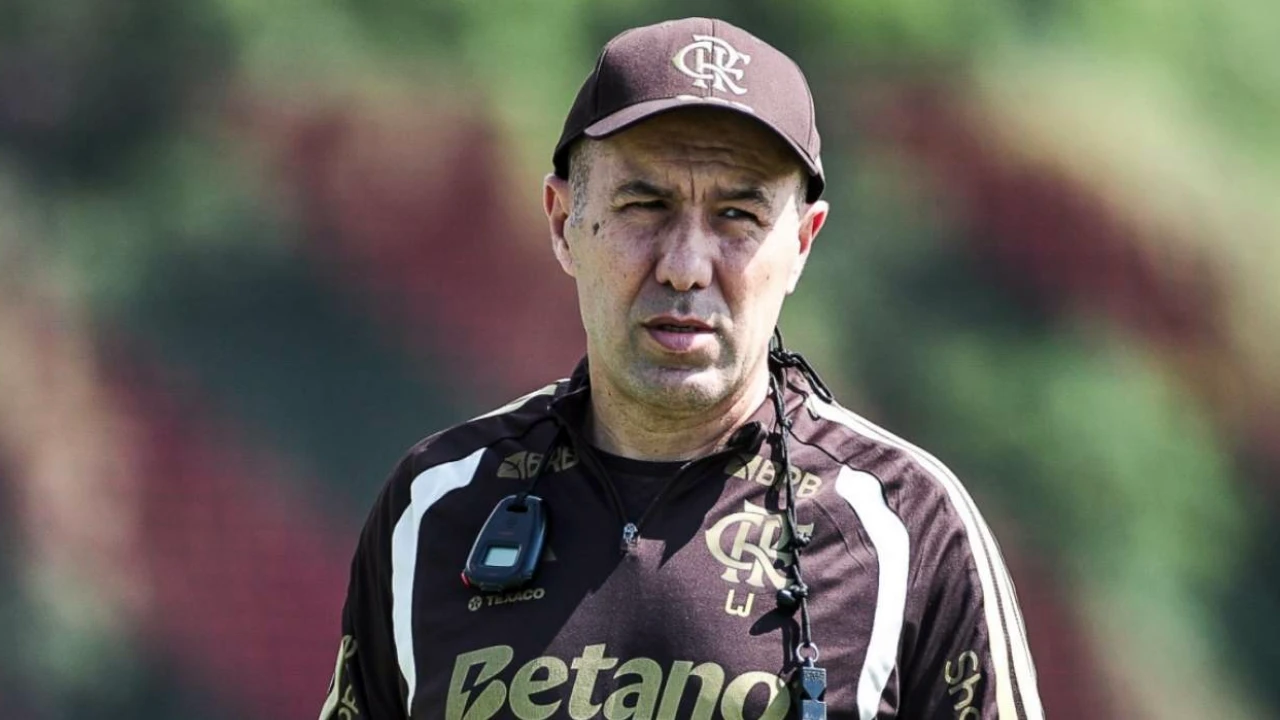 Jogadores do Flamengo reunidos antes de jogo do Brasileirão