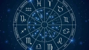 Imagem ilustrativa de um circulo astrológico com o simbolo dos 12 signos