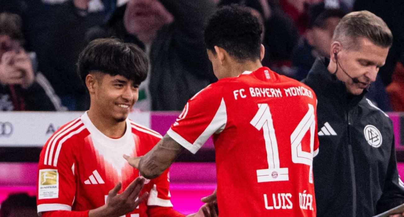 Maycon Cardozo durante atividade pelo Bayern de Munique