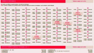 Extrato com os prêmios derivados do concurso 6048 da Loteria Federal - Extração Quartou - de 11 de março de 2026