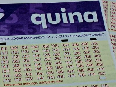 Volantes da Quina, cujo concurso 6968 acontece nesta quinta-feira, 05/03: números sorteados formam resultado enquanto apostadores ficam na torcida pelo prêmio | Enzo Carvalho