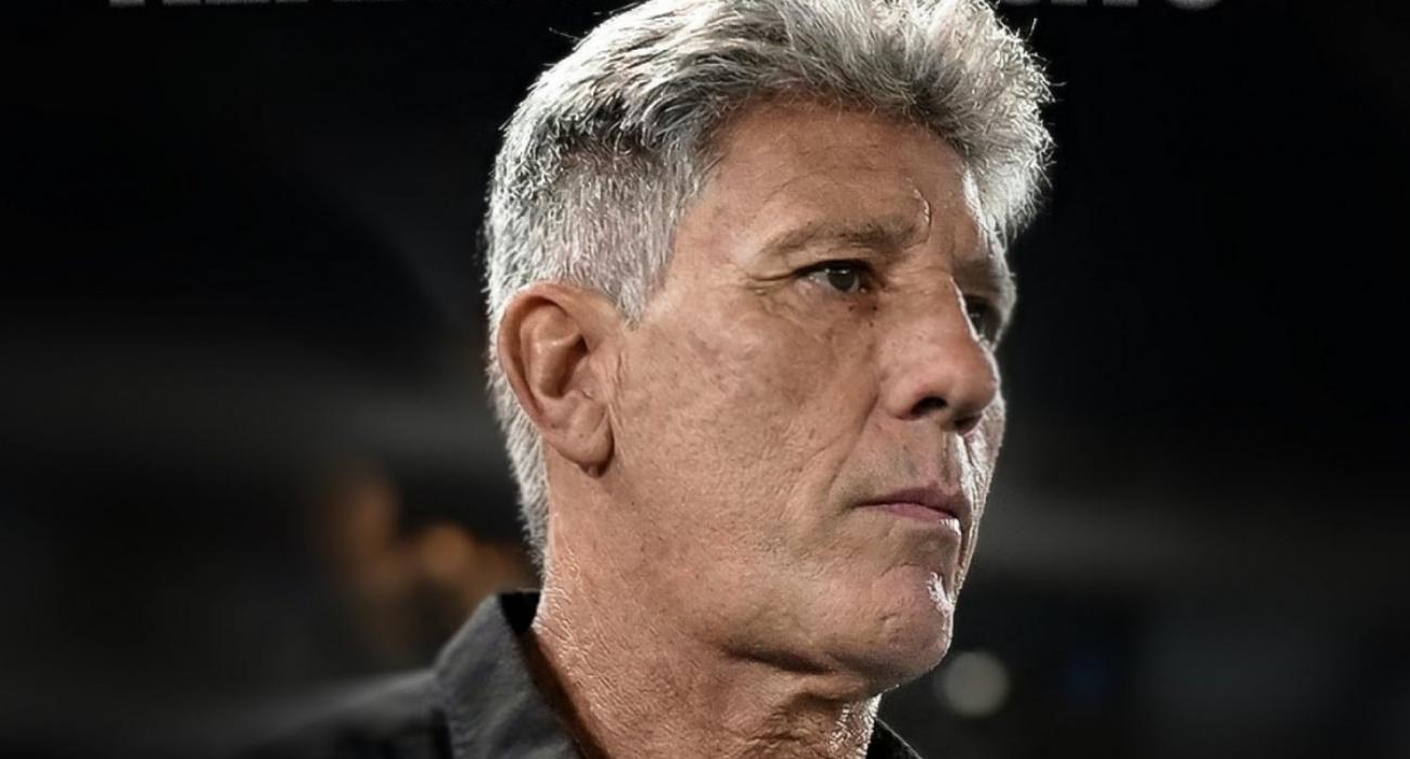 Renato Gaúcho durante apresentação oficial como novo técnico do Vasco Renato Gaúcho durante apresentação oficial como novo técnico do Vasco