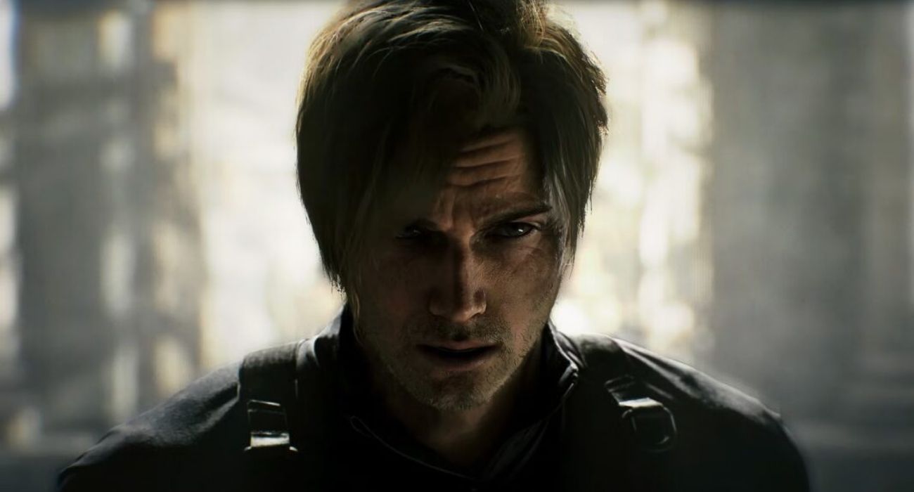 Leon Kennedy usando aliança no final de Resident Evil Requiem