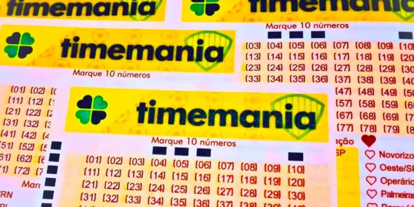 Concurso 2372 da Timemania, com o Time do Coração e resultado dos números sorteados nesta quinta-feira, 26/03, bem como os prêmios de todas as faixas de acerto | Folha do Leste