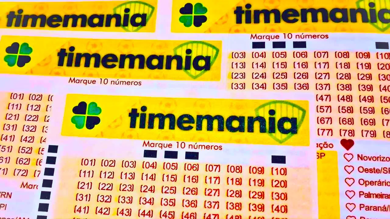 Concurso 2372 da Timemania, com o Time do Coração e resultado dos números sorteados nesta quinta-feira, 26/03, bem como os prêmios de todas as faixas de acerto | Folha do Leste